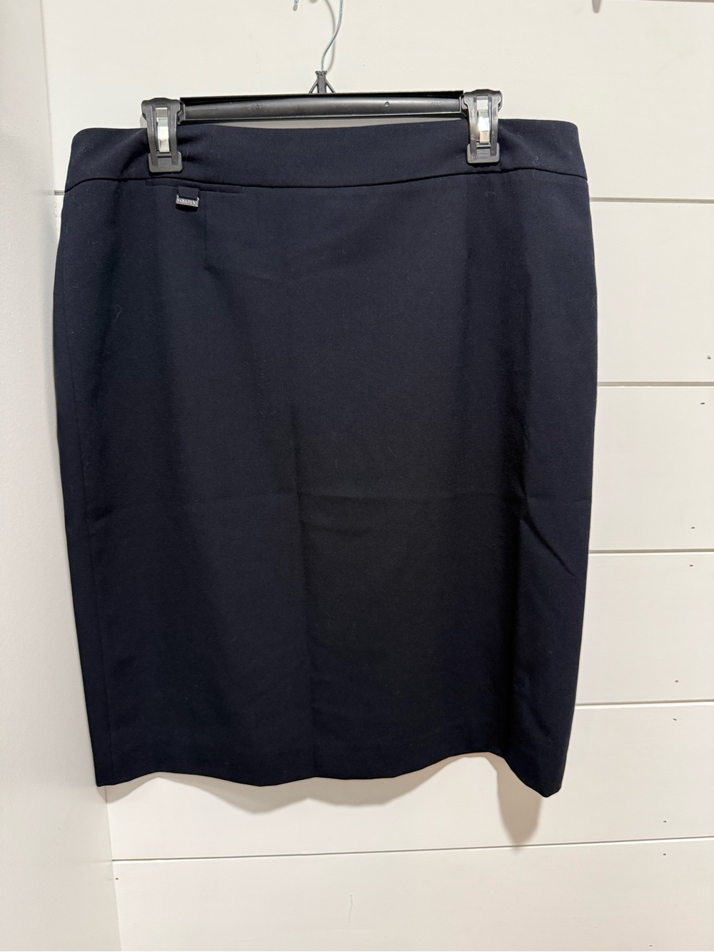 Calvin Klein Navy Pencil Skirt